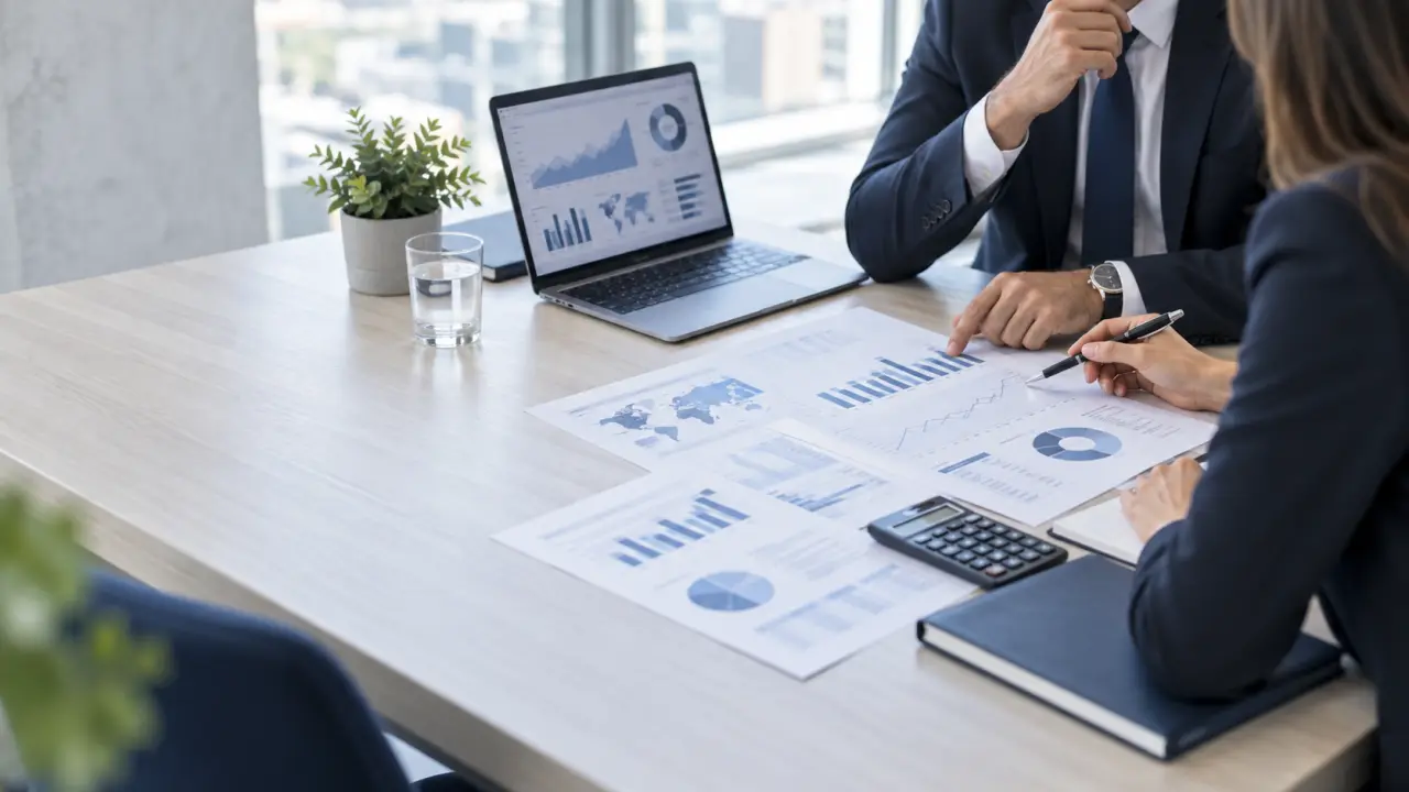 Analyse de la solidité financière d’un client sur des documents professionnels